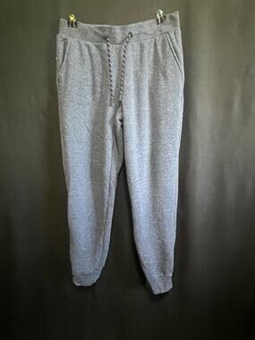 Edgar + Ash Women’s Jogger Sweatpants Gray Heather Drawstring Size M